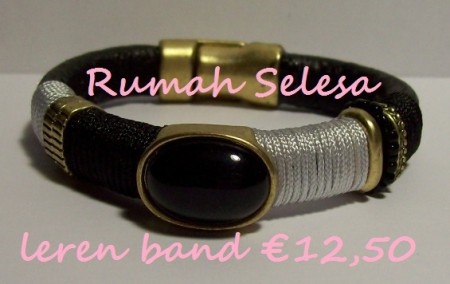 Mooie Leren armband met magneetsluiting artikelnummer:Tr032